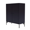 Montana Cover Cabinet met benen, schaduw/zwart