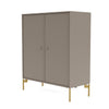 Montana Cover Cabinet met benen, truffel/messing