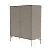 Montana Cover Cabinet met benen, Truffel/Matt Chrome