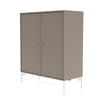 Cabinet de couverture du Montana avec des jambes, truffe / blanc-neige