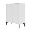 Montana Cover Cabinet met benen, wit/zwart