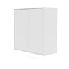 Cabinet de couverture du Montana avec rail de suspension, nouveau blanc