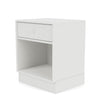 Montana Dream Nightstand avec du socle de 7 cm, blanc