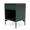 Montana Dream Nightstand With Legs, Black Jade/Black