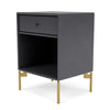 Montana Dream Nightstand With Legs Carbon Black/Brass