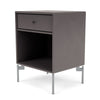 Montana Dream Nightstand With Legs Coffee/Matt Chrome