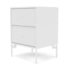 Montana Drift Drawer Module With Legs, New White/Snow White