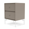 Montana Drift Drawer Module With Legs, Truffle/Snow White