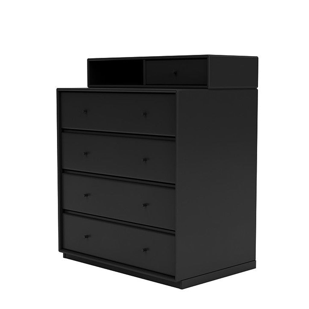 [product_category]-Montana Keep Chest Of Drawers With 3 Cm Plinth, Black-Montana Furniture-5714322260404-0000KEEP-05-06-MON-1