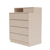 Montana Keep Chest Of Drawers With 7 Cm Plinth, Clay