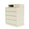 Montana Keep Chest Of Drawers With 7 Cm Plinth, Vanilla White