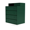 Montana houdt ladekast met ophangrail, Pine Green