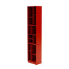 Montana Loom High Bookcase With 7 Cm Plinth, Rosehip Red