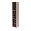 Montana Loom High Bookcase With Suspension Rail, Mushroom Brown