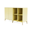 Montana Paar klassisches Sideboard mit Beinen, Camomile/Messing