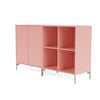 Montana Pair Classic dressoir met benen, Ruby/Matt Chrome