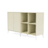 Montana Pair Classic dressoir met benen, vanille/sneeuwwit