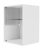 Montana Ripple Badezimmerschrank, New White