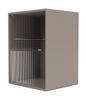 Armoire de salle de bain Montana Ripple, gris truffe