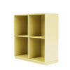 Libreria del Montana Show con plinto da 3 cm, giallo camomilla