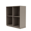 Libreria del Montana Show con plinto da 3 cm, grigio al tartufo