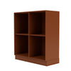 Libreria del Montana Show con 7 cm Plinth, Hazelnut Brown