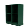 Libreria del Montana Show con plinto da 7 cm, verde pino