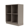 Montana Show Bookcase With 7 Cm Plinth, Truffle Grey