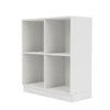 Libreria del Montana Show con 7 cm Plinth, bianco