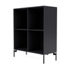 Montana Show Bookcase With Legs, Anthracite/Black