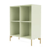 Montana Show boekenkast met benen, Pomelo/Brass