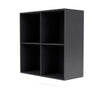 Montana Show Bookcase With Suspension Rail, Carbon Black