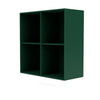 Montana Show boekenkast met ophangrail, Pine Green