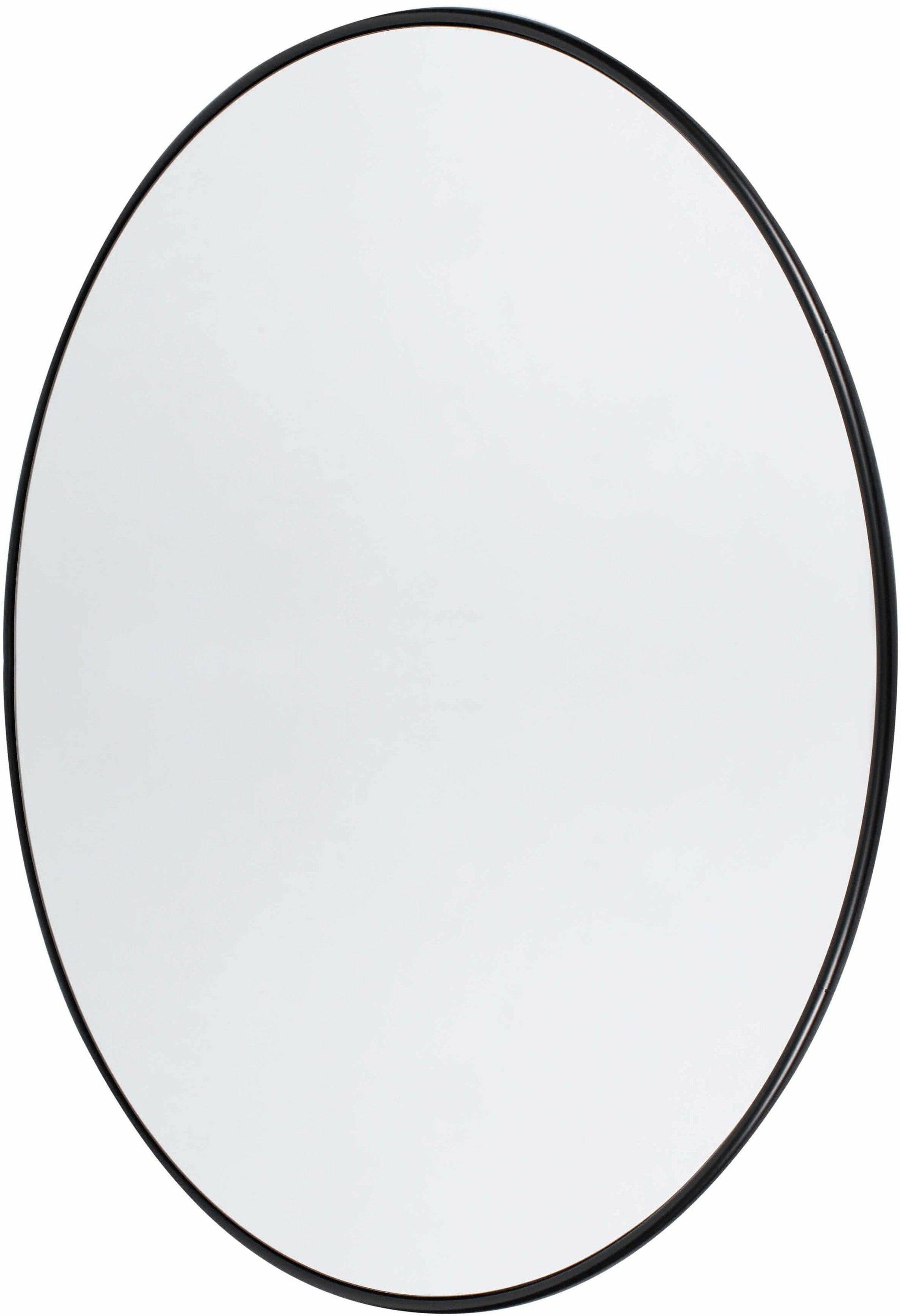 Muubs Copenhagen Wall Mirror redondo Black, 80 cm