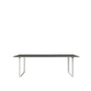 Muuto 70/70 Tabella 225 cm, nero/bianco