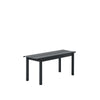 Muuto Lineare Stahlbank L 110 Cm, Schwarz