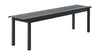 Muuto Lineare Stahlbank L 170 Cm, Schwarz