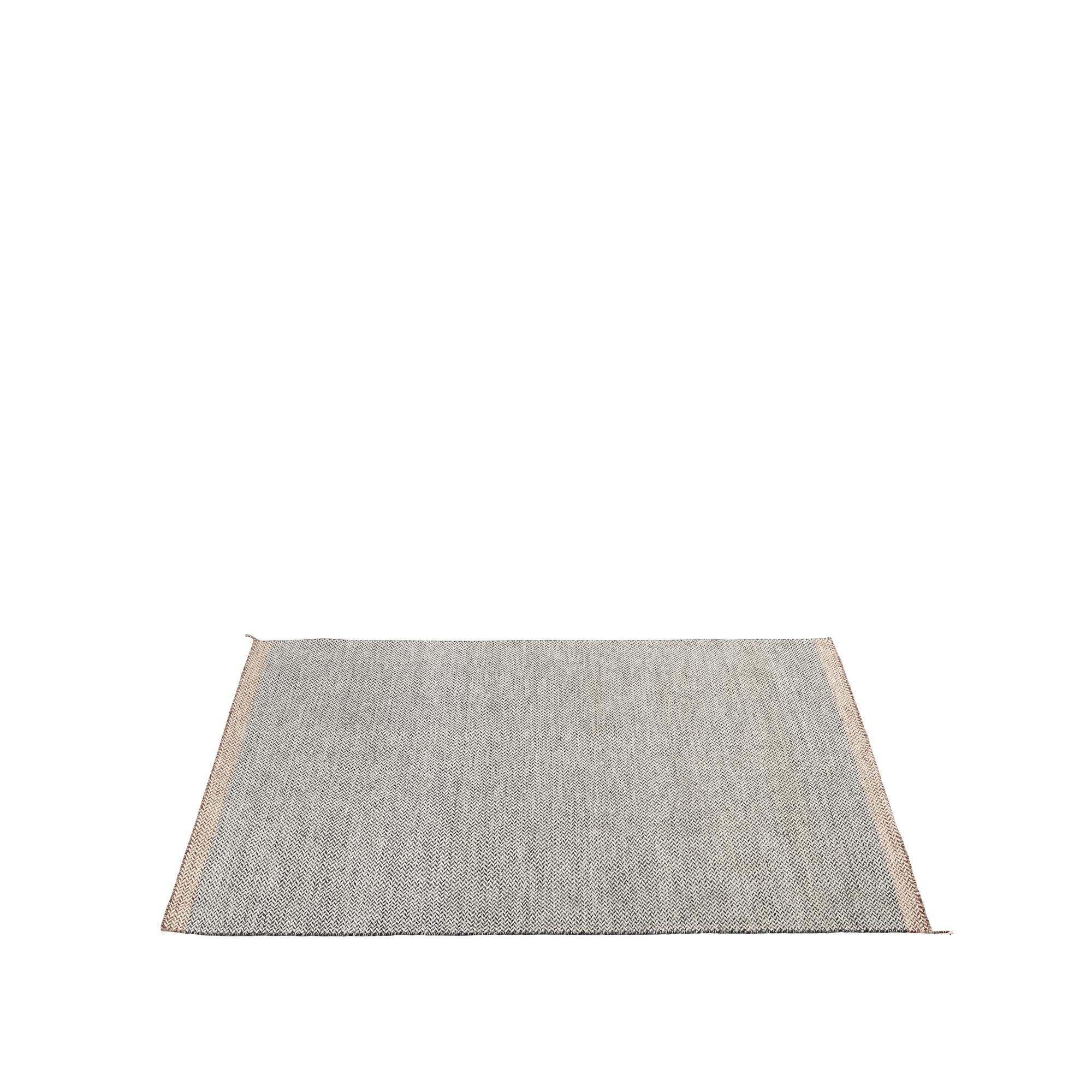 Alfombra de capas muuto 170 x240 cm, negro/blanco