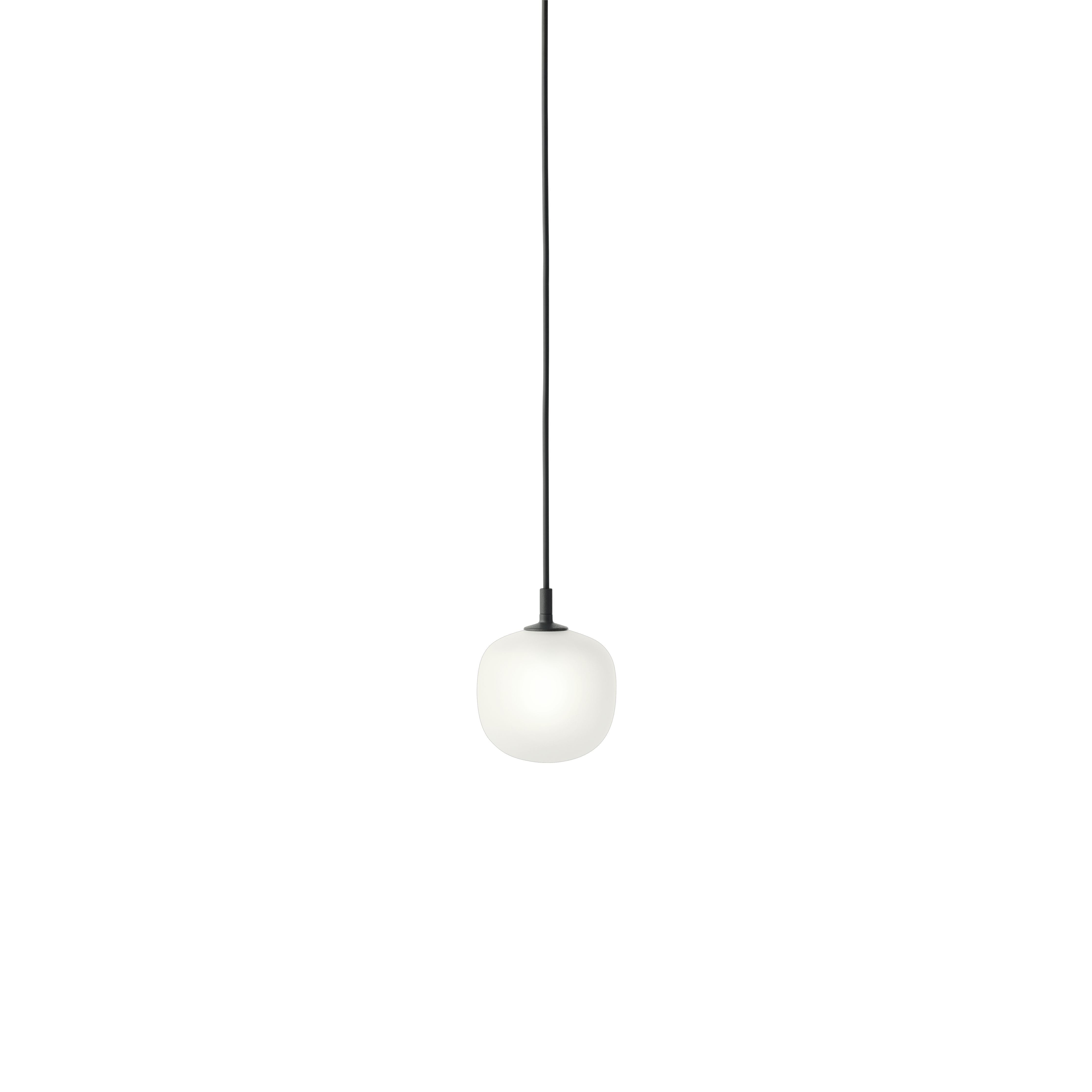 Muuto Rime Suspension Lamp Ø12 cm, zwart