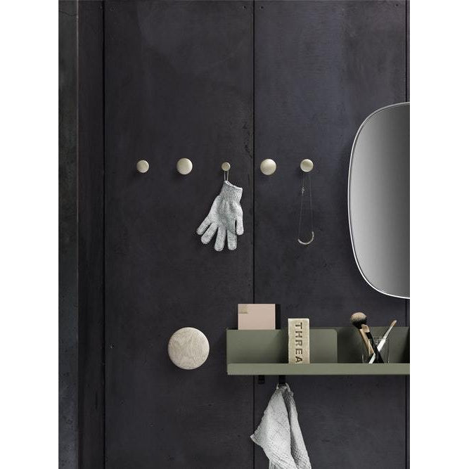 Muuto The Dots Hook Metal Aluminium Metal ø 2.7 Cm, Aluminium