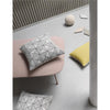 Muuto Coussin de carreaux, noir / blanc