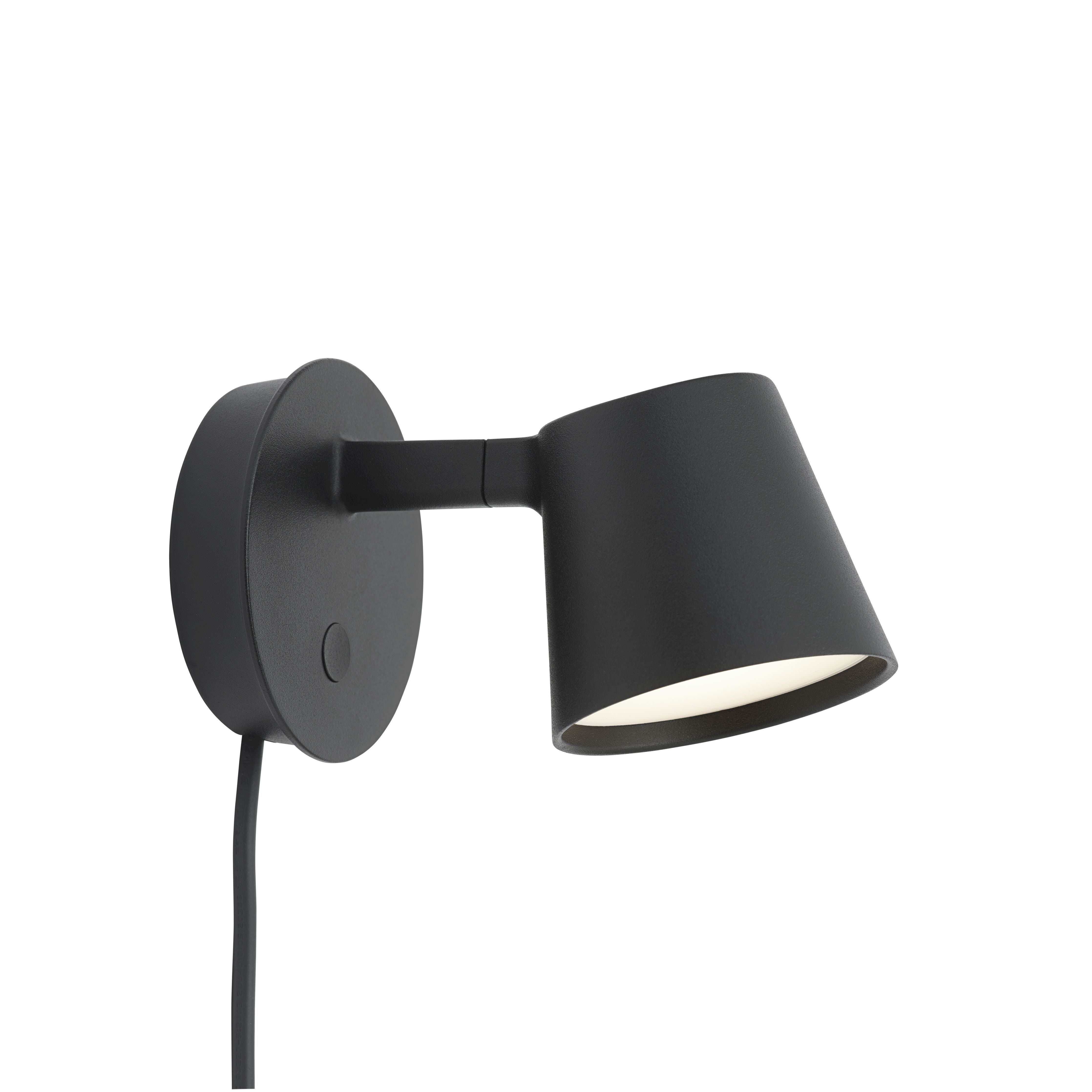 Muuto Lampe murale à LED de pointe, noir