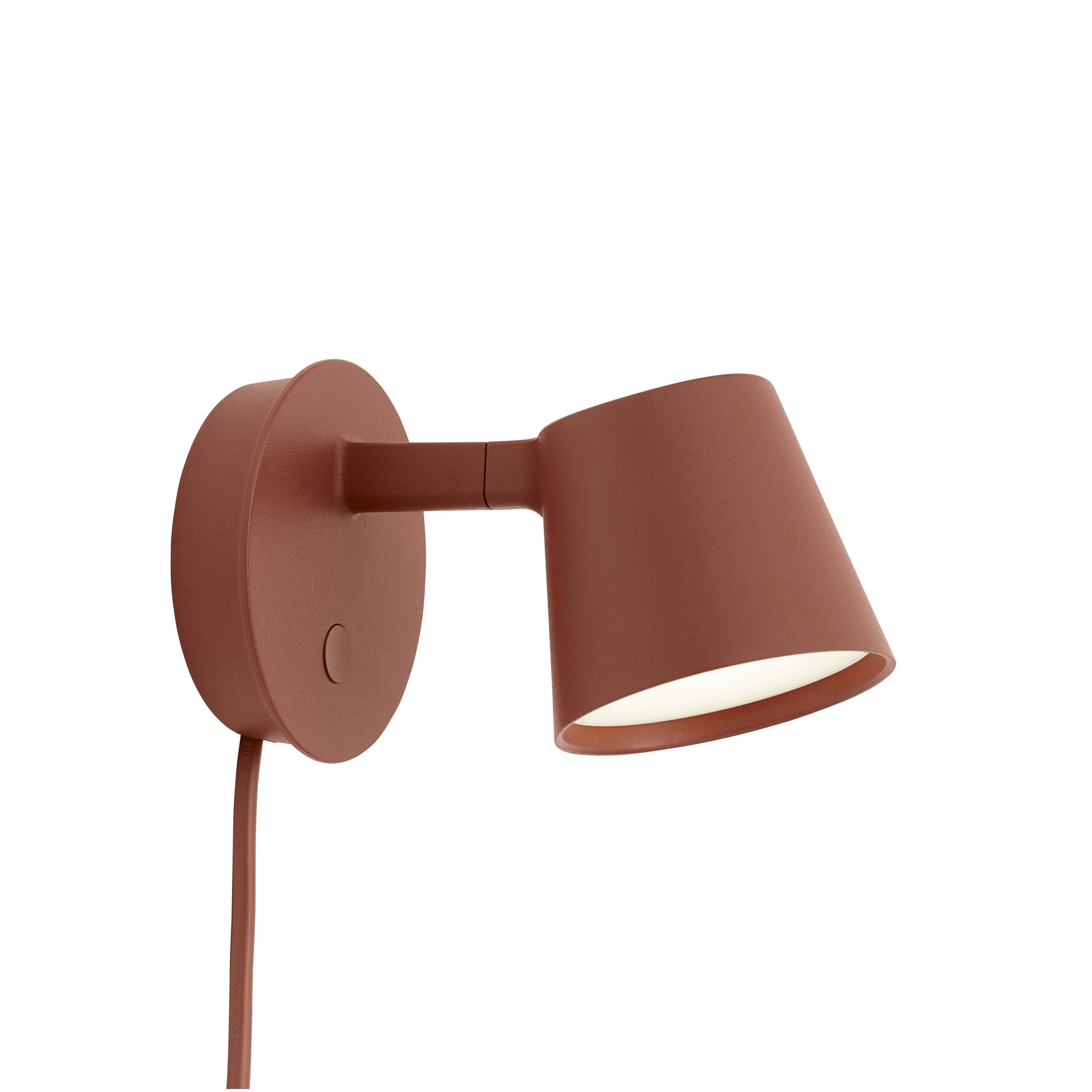 Muuto Lampe murale à LED de pointe, brun cuivre