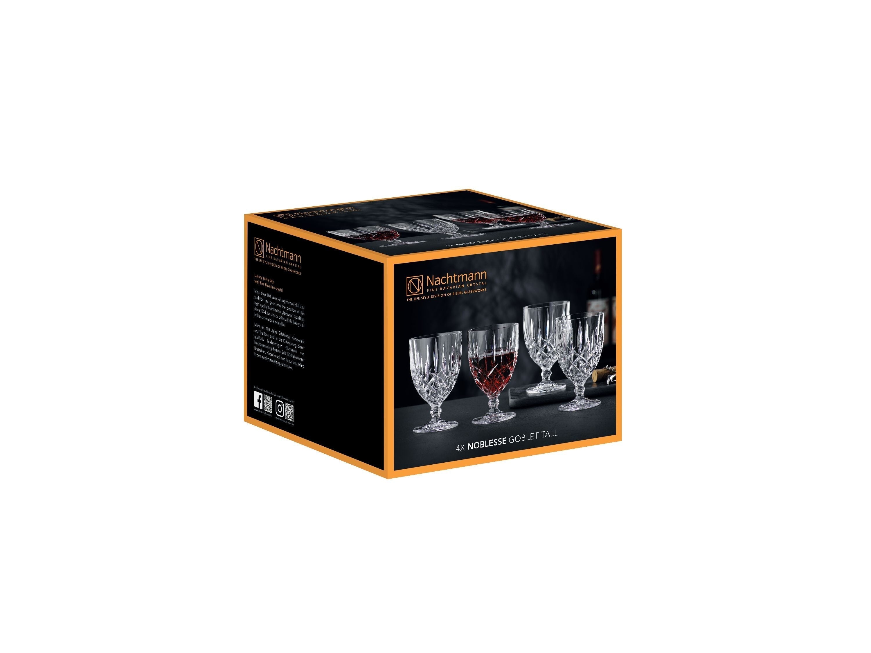 [product_category]-Nachtmann Noblesse Goblet Glass 350 Ml, Set Of 4-Nachtmann-4003762276382-101966-NAC-9