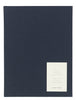 Nothem Studio Même cahier grand, tissu bleu foncé