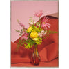  Blomst 07 Poster 30x40 cm roze/rood