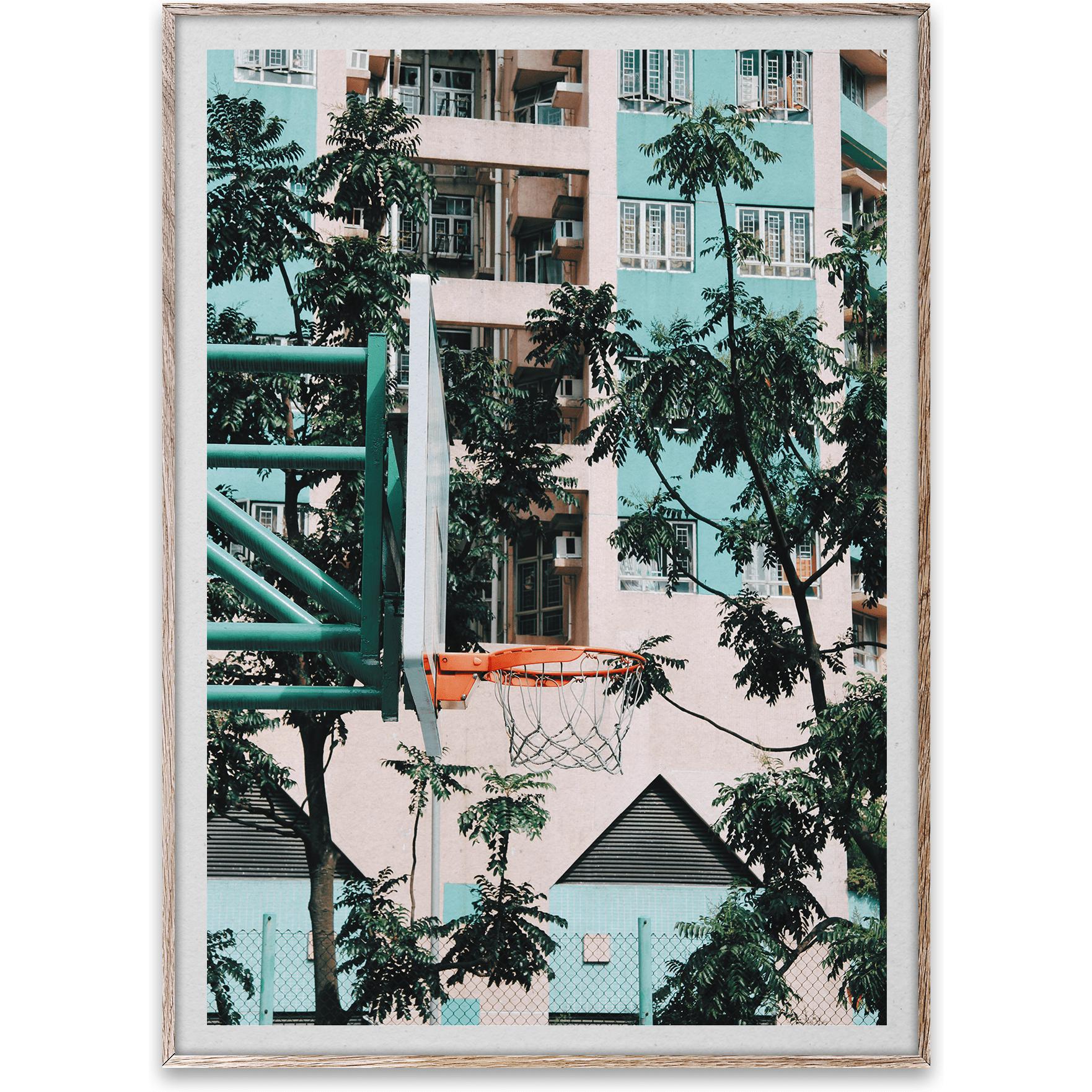 Paper Collective Cities of Basketball 01, Hong Kong -plakat, 50x70 cm