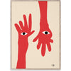 Paper Collective Hamsa Hands Poster, 50x70 cm