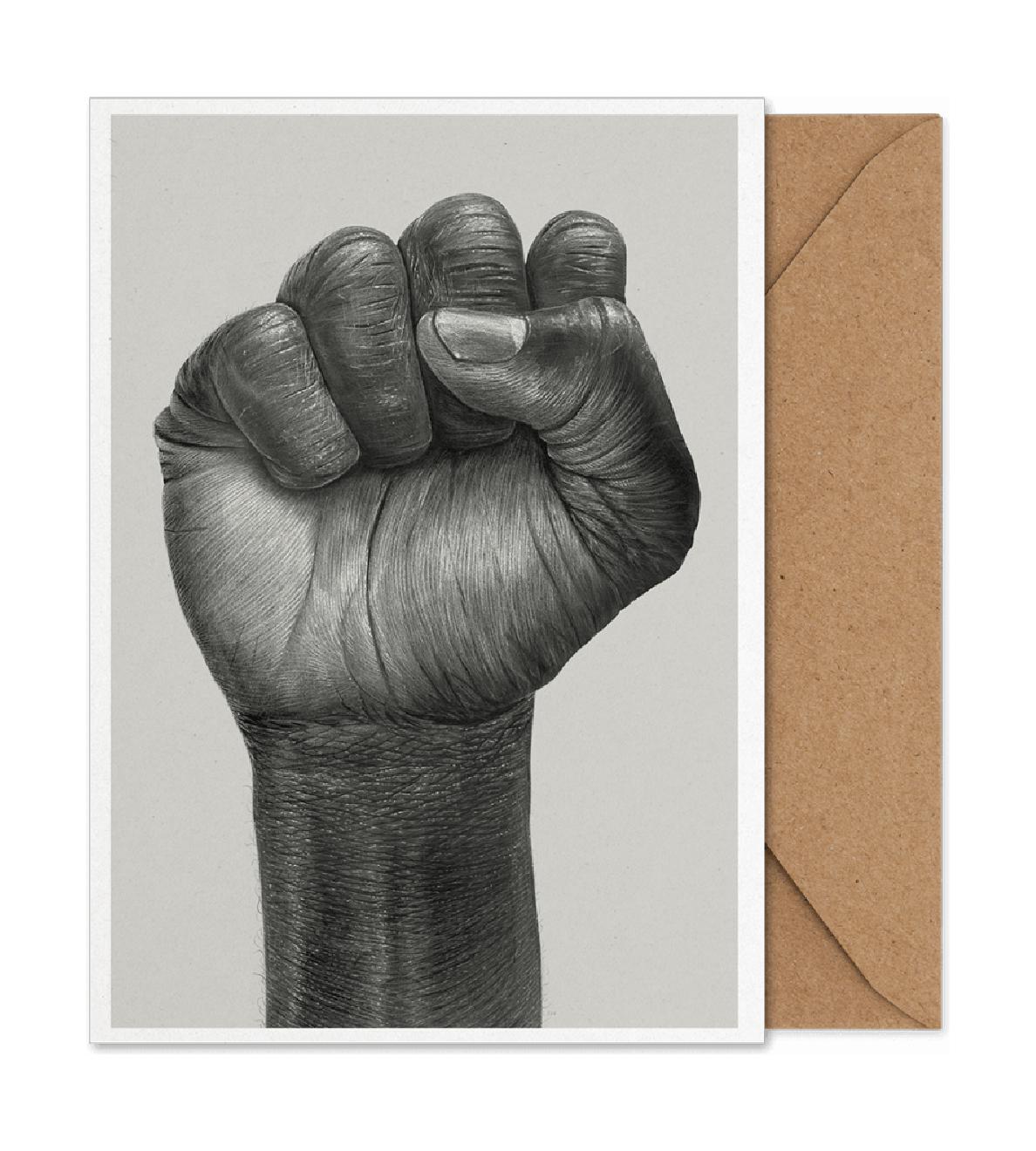 [product_category]-Paper Collective Raised Fist Art Card-Paper Collective-5713450003150-03131-PAP-1