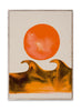 Poster di onde del tramonto collettivo di carta 50x70 cm